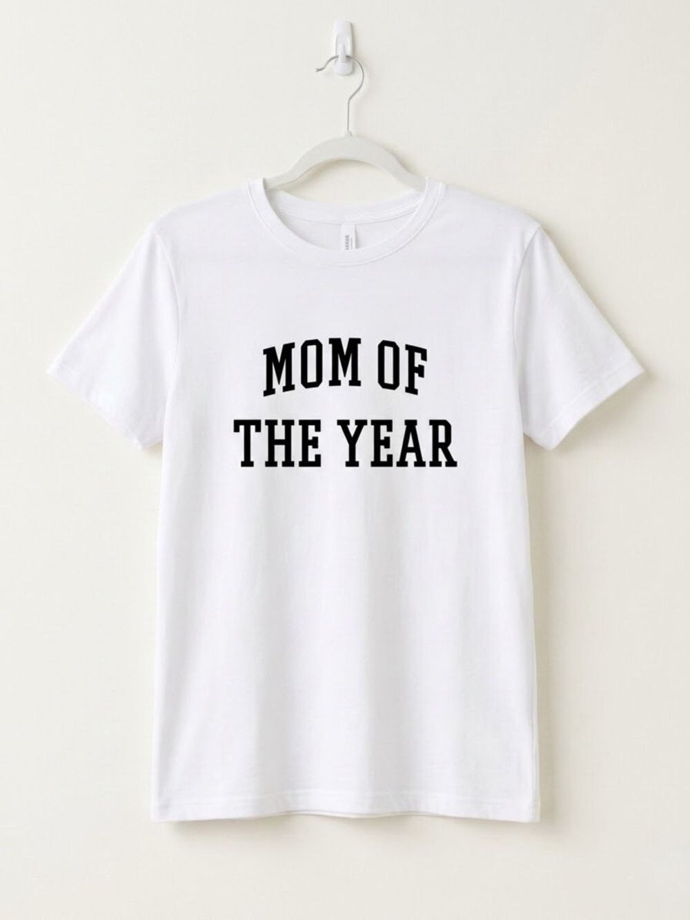 Favorite Daughter Mom of the Year White Graphic Tee